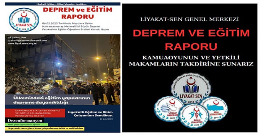 Deprem ve Eğitim Raporu