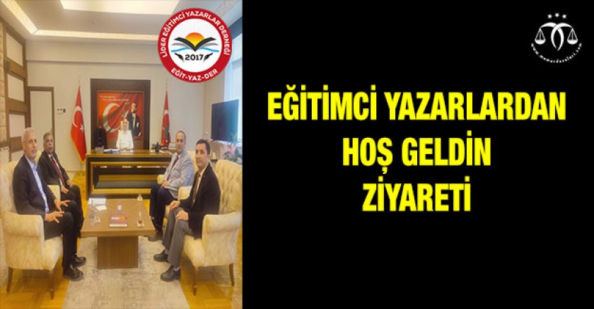 Eğitimci Yazarlardan Hoş Geldin Ziyareti