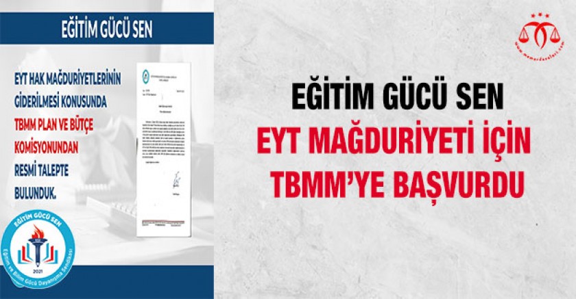 EYT İçin TBMM'ye Başvuru