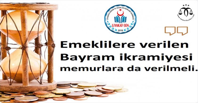 Memurlara da Bayram İkramiyesi Verilmeli