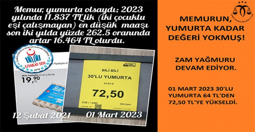 MEMURUN YUMURTA KADAR DEĞERİ YOKMUŞ!