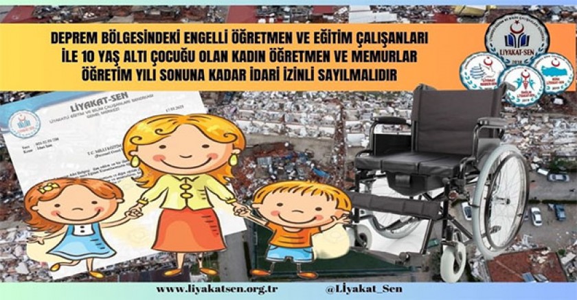 Öğretmenler İdari İzinli Sayılmalıdır