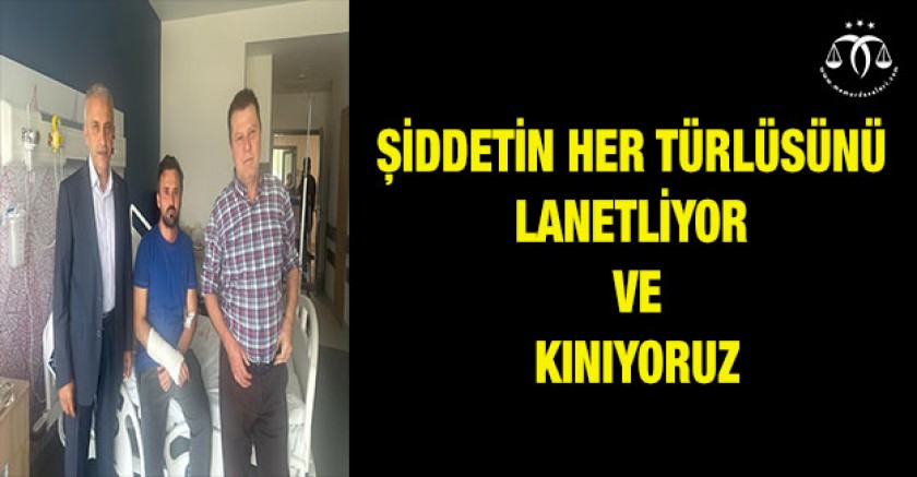 Şiddetin Her Türlüsünü Lanetliyoruz