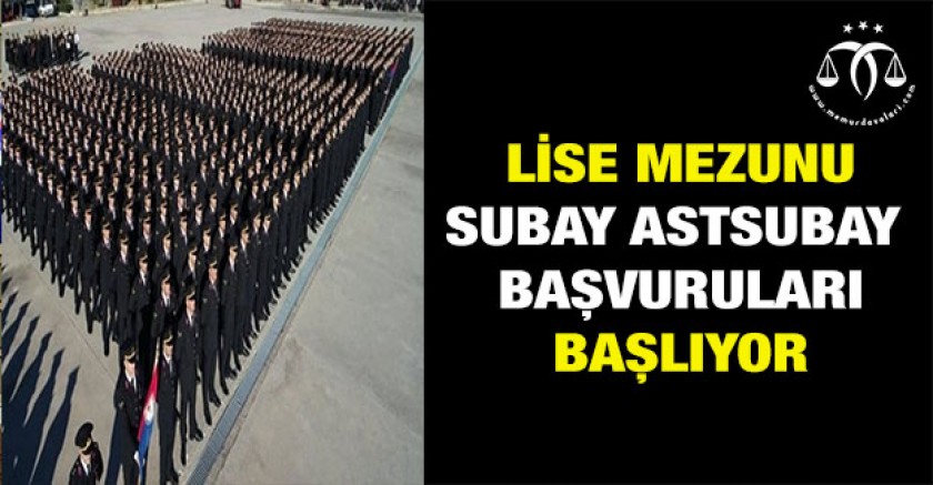 Subay Astsubay Başvuruları Başlıyor