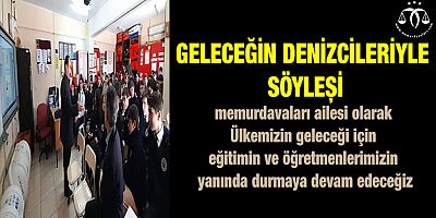 Geleceğin denizcileriyle söyleşi