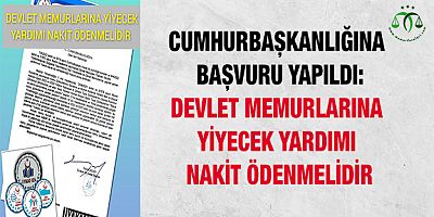 Giyecek Yardımı Nakit Ödenmelidir