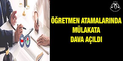 Mülakata Dava Açıldı