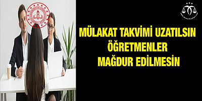 Öğretmenler Mağdur Edilmesin