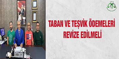 Taban Ve Teşvik Ödemeleri Revize Edilmeli