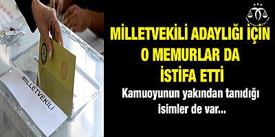 Ünlü İsimler de Milletvekilliği İçin İstifa Etti