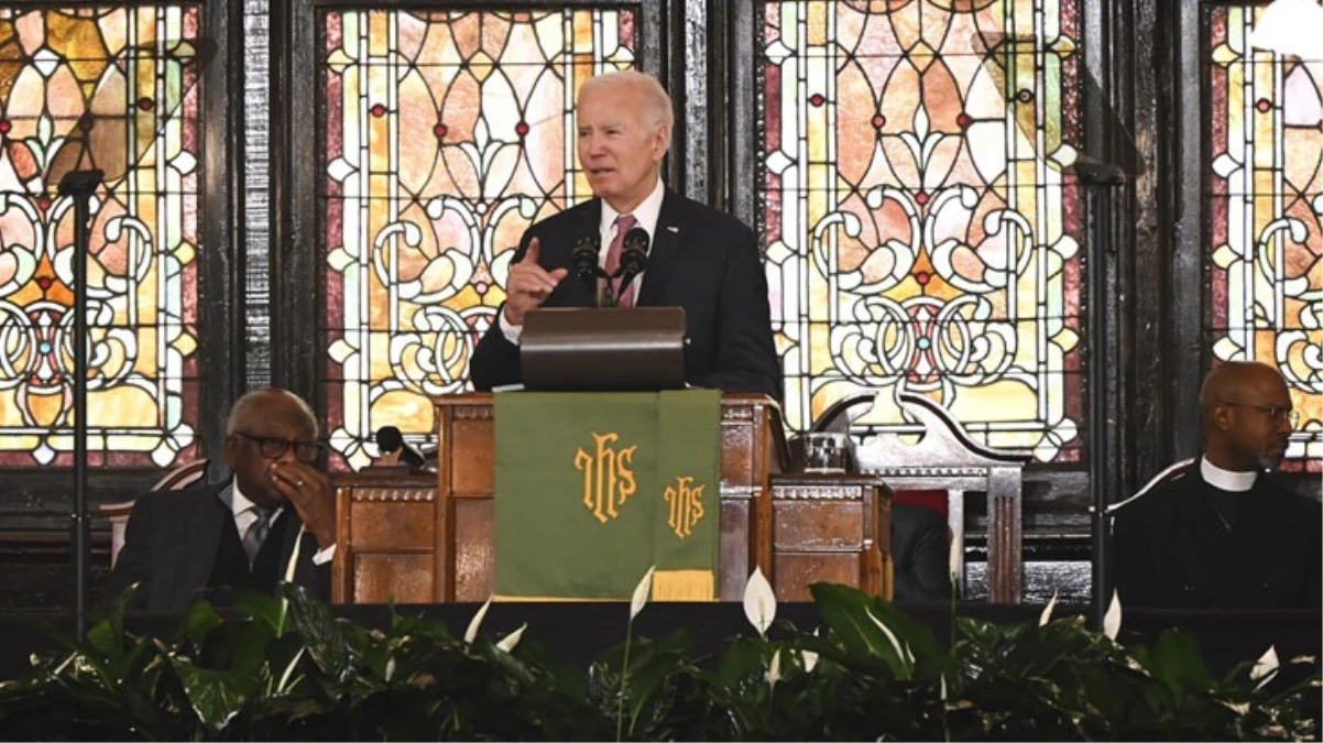 ABD Başkanı Biden'a Filistin Protestosu