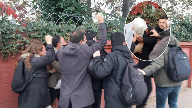 ABD'nin savaş gemisi personelinin başına çuval geçirdiler! Valilik'ten açıklama