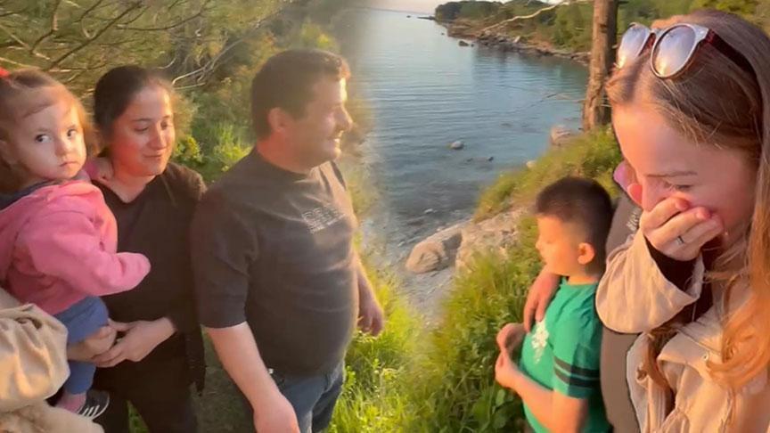 Balıkçı kaydetti, görüntüler hızla yayınladı! Vatandaşlar dakikalar sonra sahile akın etti