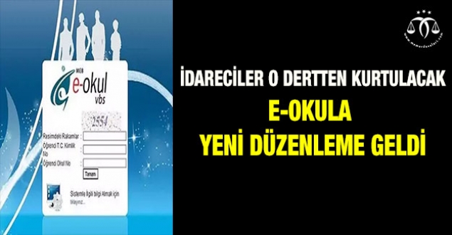E-Okula Yeni Düzenleme
