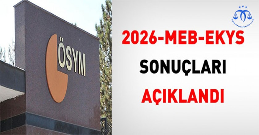 EKYS Sonuçları Açıklandı