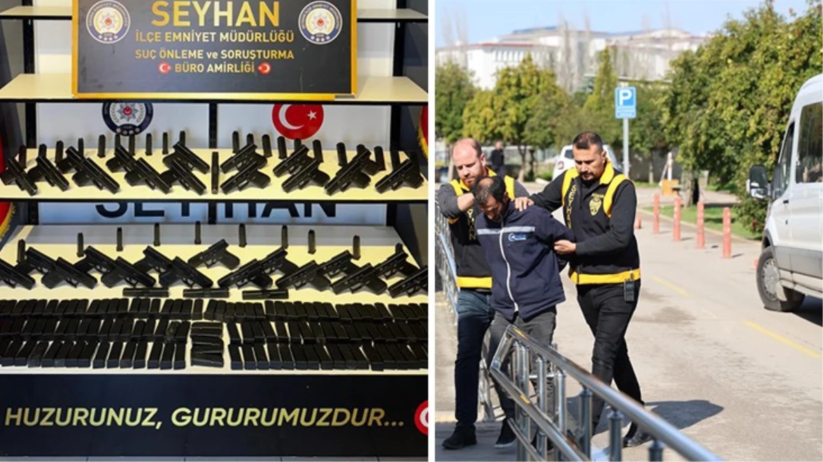 Evinde ruhsatsız 31 tabanca ele geçirilen şüpheli: Emanet