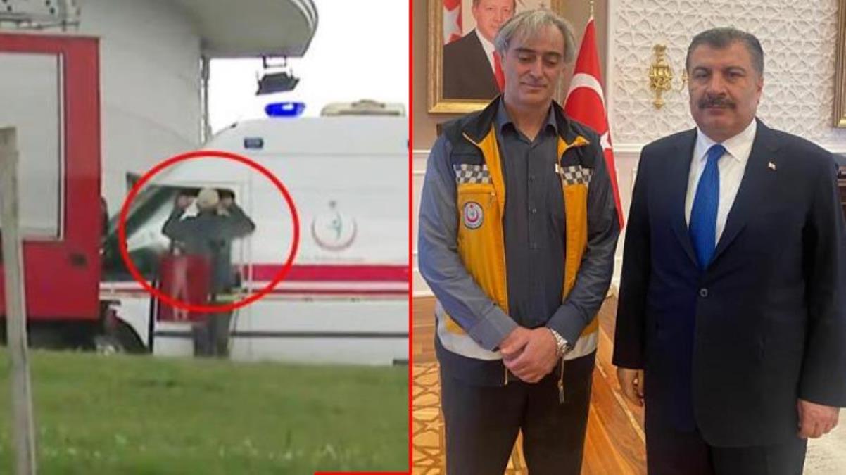 Fahrettin Koca, O Ambulans Şoförüyle Buluştu