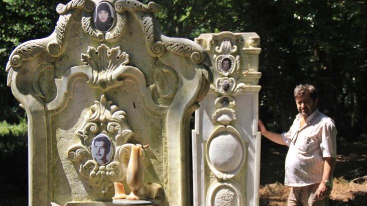 Ölmeden kendi mezar taşını yaptırdı, gören tarihi eser zannediyor