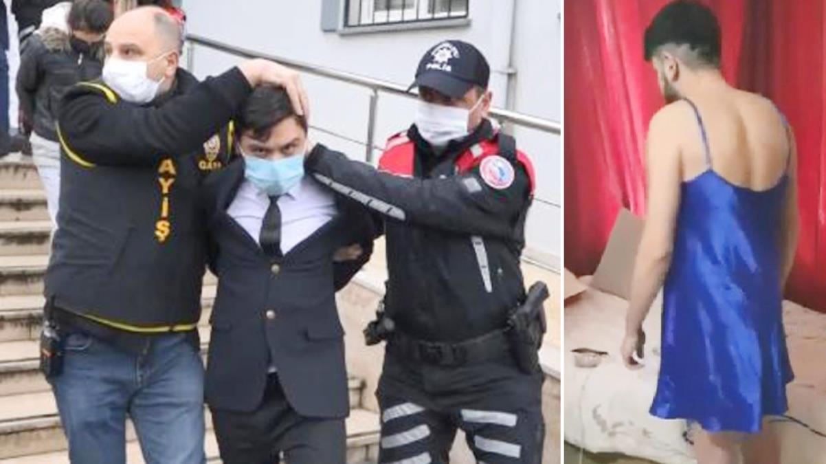 Husumetlisine mermi yutturup gecelik giydiren şüpheli, adliyede takım elbise ve kravatla görüntülendi