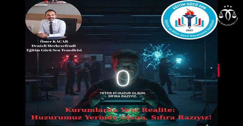 Huzurumuz Yerinde Olsun, Sıfıra Razıyız!