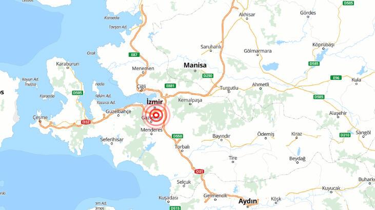 İzmir'de peş peşe iki deprem