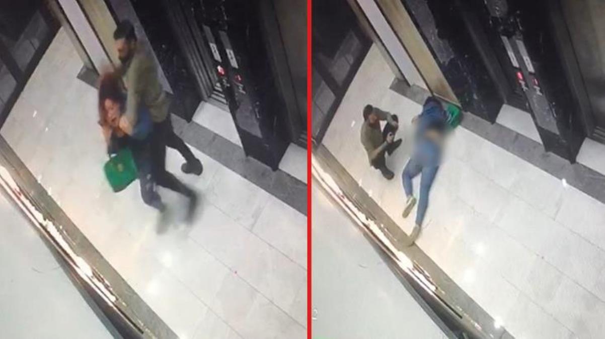 Kadına şiddet kamerada