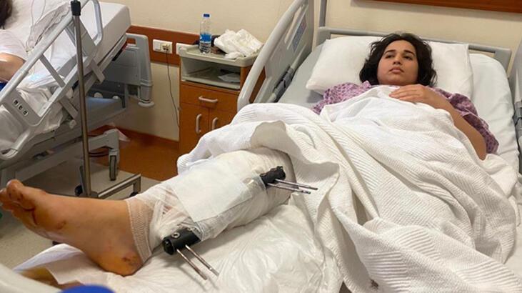 Küçük yeğenini kurtardı, ayağını enkazdan kurtaramadı