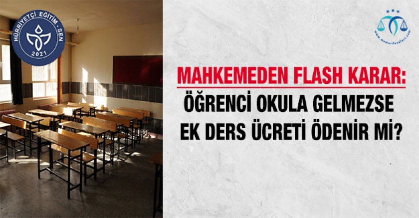 Mahkemeden Ek Ders Kararı