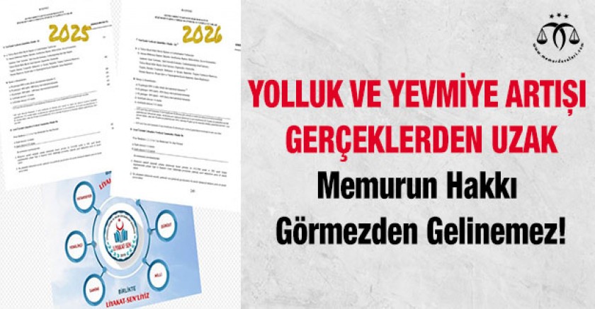 Memurun Hakkı Görmezden Gelinemez!