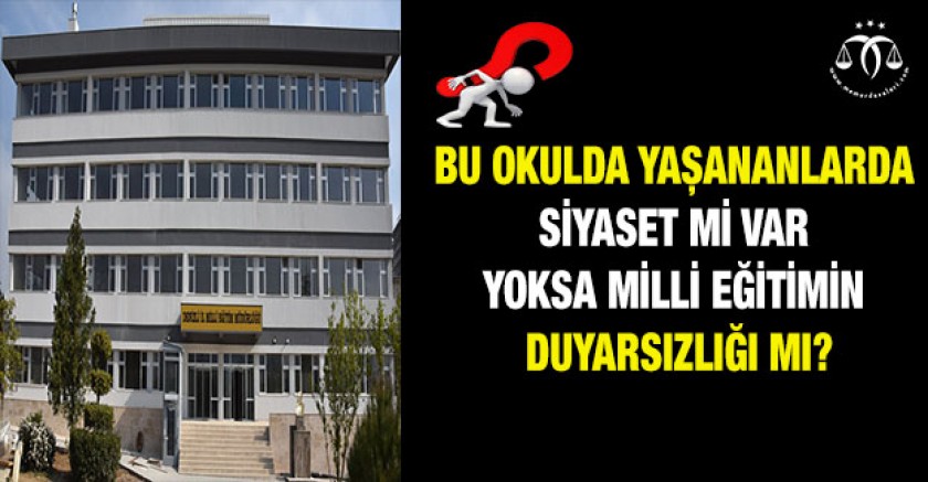 Milli Eğitim Müdürlüğünün Duyarsızlığı Mı?