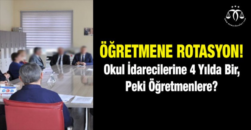 Öğretmene Rotasyon!