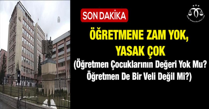 Öğretmene Zam Yok, Yasak Çok: 2025-2026 Eğitim Yılı Genelgesi