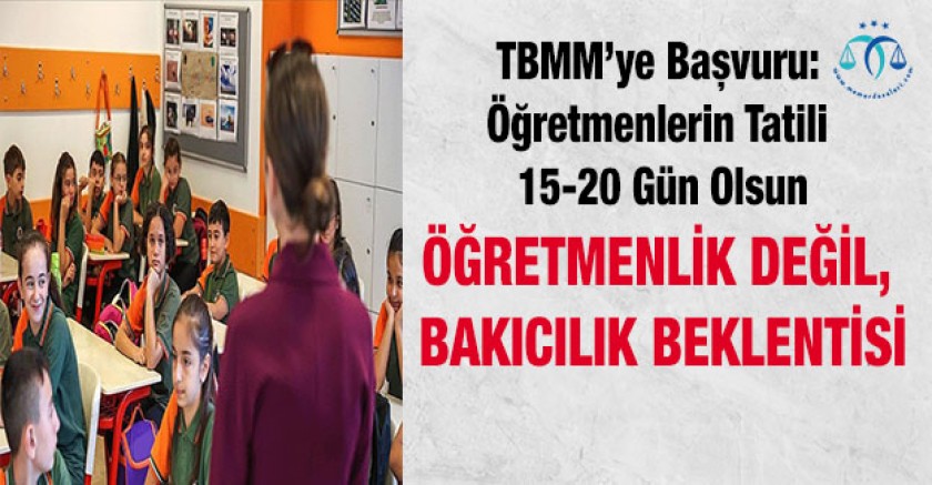 Öğretmenlik Değil, Bakıcılık Beklentisi