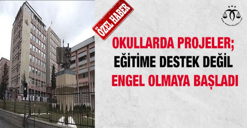 Okullar Proje Yükünden Kurtarılmalı