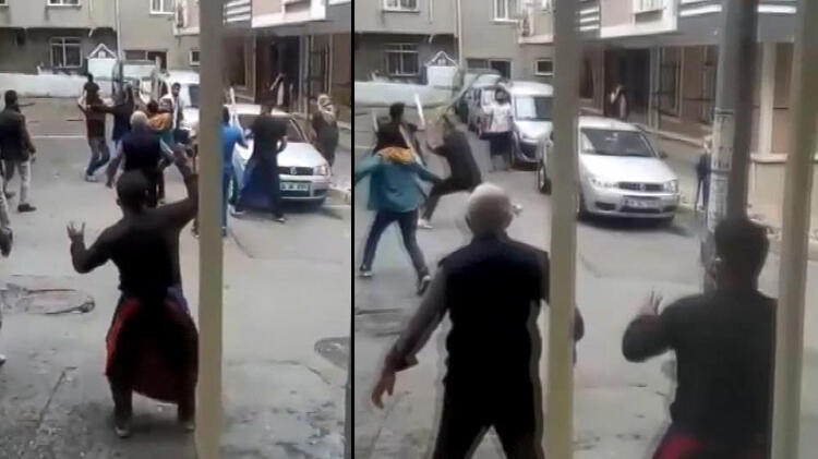 Pazarcılarla Suriye uyruklu kişiler birbirine girdi