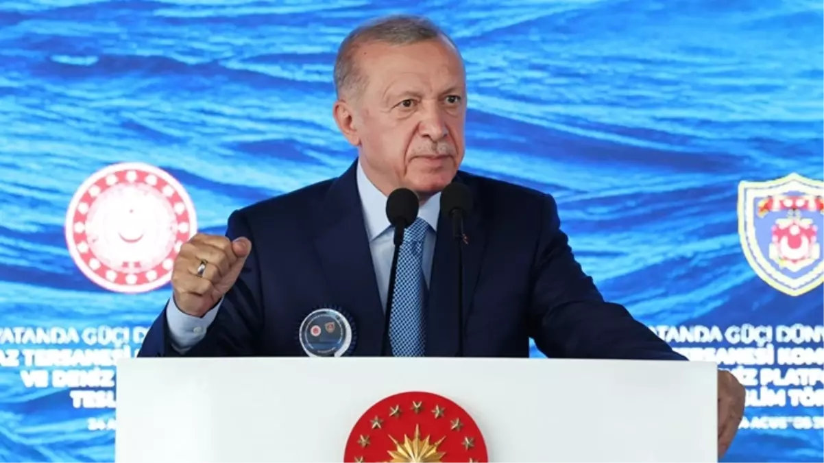 Piri Reis göreve başladı! Erdoğan törende 2 müjde daha verdi