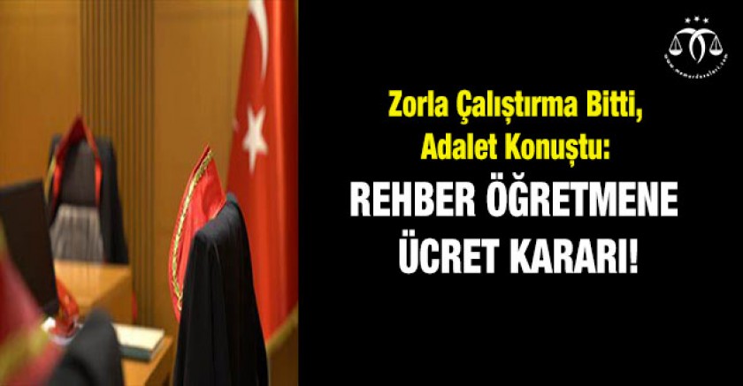 Rehber Öğretmene Ücret Kararı