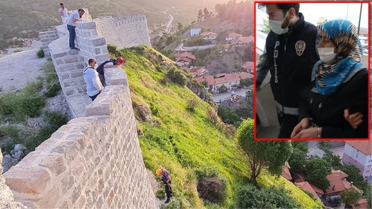 Şizofreni hastası oğlunu kale surundan atan anne: Eşim, 'Götür kaleden aşağıya at' dedi