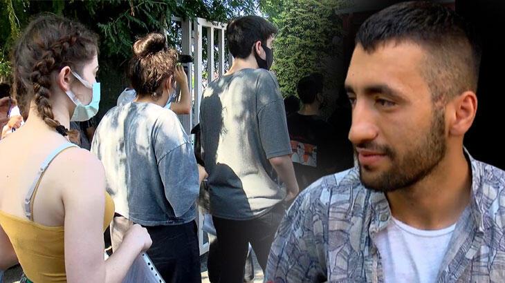 Gözyaşlarını tutamadı