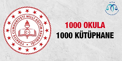 1000 okula 1000 kütüphane hedefine martta ulaşılacak