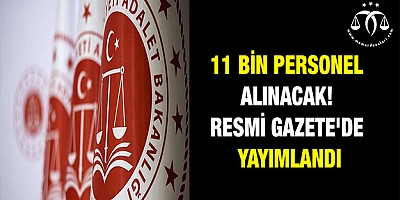 Onbir bin personel alınacak