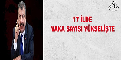 17 ilde vaka sayısı yükselişte