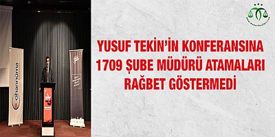 1709 Şube Müdürlüğü Atamaları Katılmadı