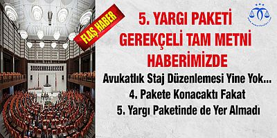 5. Yargı Paketi Tam Metin