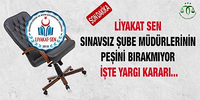 76. Şube Müdürleri İçin Yargı Kararı