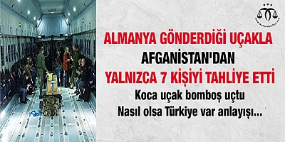 Afganistan'dan yalnızca 7 kişiyi tahliye etti