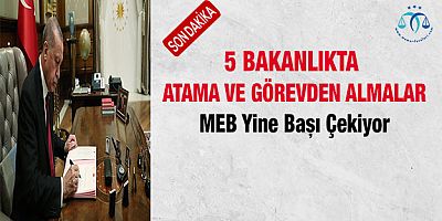 Atamalar Resmi Gazete'de