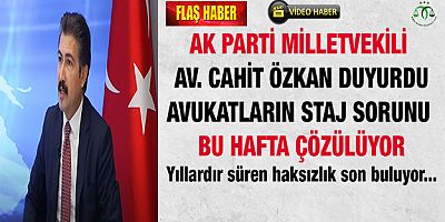 Avukatların Staj Sorunu Bu Hafta Çözülüyor