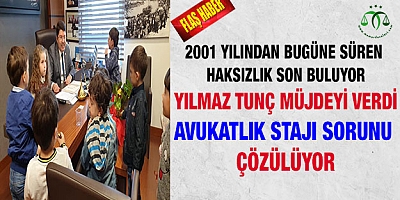 Avukatlık Staj Sorunu Artık Çözülüyor