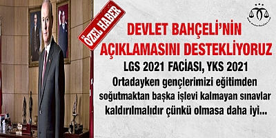 Bahçeli'den Haklı Çağrı